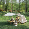 Палатка 3-местная c навесом NATUREHIKE ANGO PICNIC AUTOMATIC TENT CNK2450WS021 бежевая 6976507662536